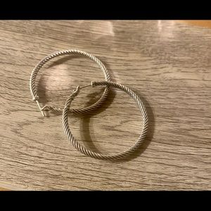 David Yurman hoop earrings